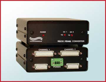 Model 4010 2-Channel RS232/RS485 Interface Converter, Asynchronous